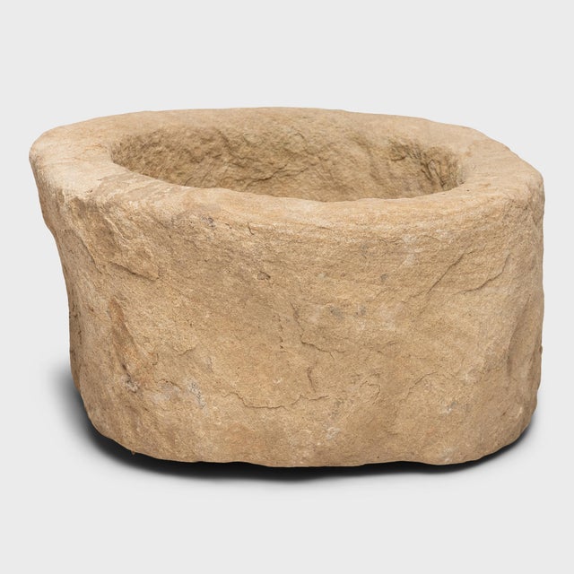 Once used on a provincial Chinese farm to hold water or animal feed, this early 19th-century stone trough is celebrated...