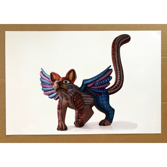 If you can't afford a masterwork of Oaxacan wood carving, you can still enjoy one, with this limited edition print of one...