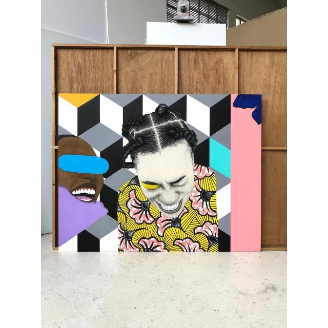 Artist: Mateo Andrea Title: Wax Technique: Mixed media on canvas Size: 114. x 146 cm Date: 2022 Signature: On the back of...