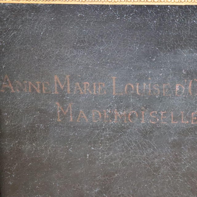Portrait of Anna Maria Luisa d'Orléans, 17th Century, Oil Painting on Canvas, Framed For Sale - Image 15 of 18