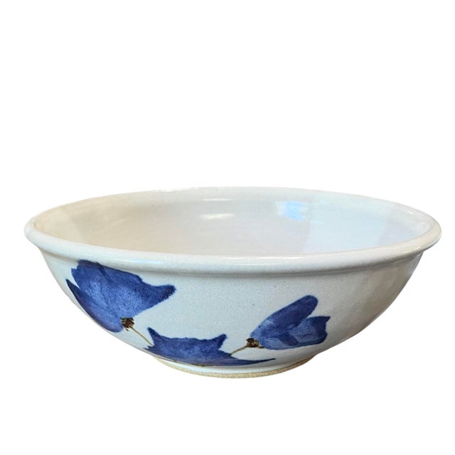 1980s Vintage Studio Pottery Bowls and Platter. Set of 5. Signed For Sale - Image 5 of 13