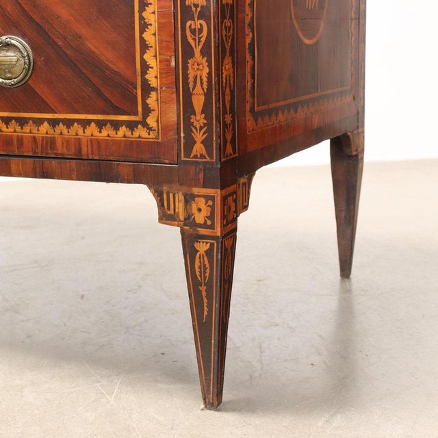 Neoclassical Lombard Chests of Drawers, Set of 2 For Sale - Image 9 of 16