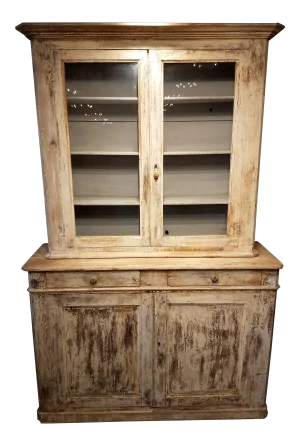 Late 19th Century Antique Buffet Deux Corps/Cupboard
