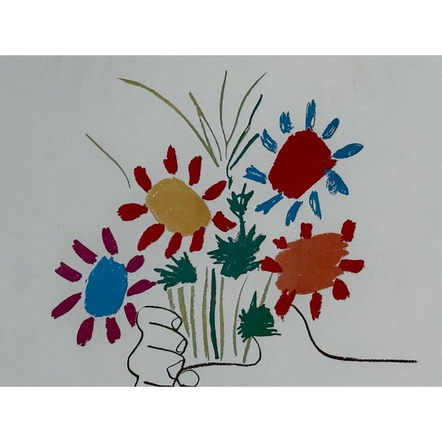 Pablo Picasso, Modern, Framed Lithograph, Paper, Gilt Frame, 1958 For Sale - Image 4 of 7