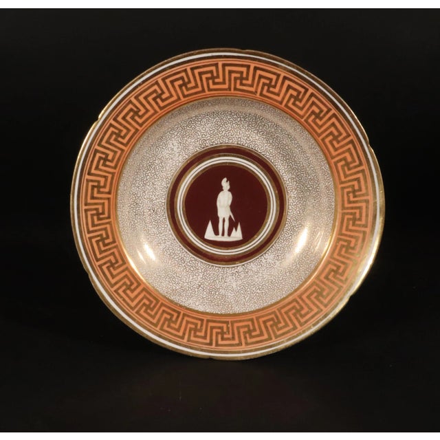 Regency Coalport Porcelain Neo-Classical Set of Eight Soup Plates For Sale - Image 10 of 10