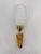 Mid-Century Brass and Glass Wall Light from Kamenicky Senov, 1970s For Sale - Image 3 of 9