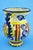 Antique Ceramic Jug Vase with a Two-Headed Eagle, Pesaro, Italy For Sale - Image 6 of 18
