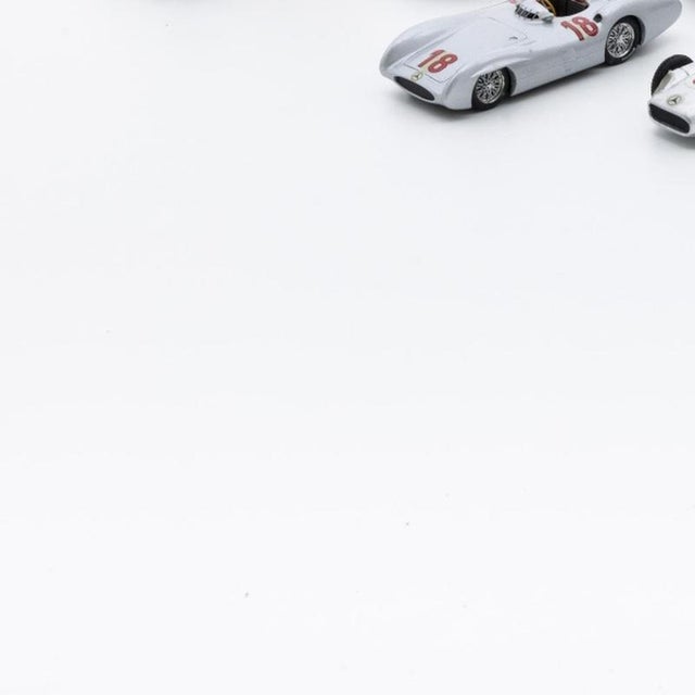 Miniature Mercedes Cars, Set of 9 For Sale - Image 3 of 6