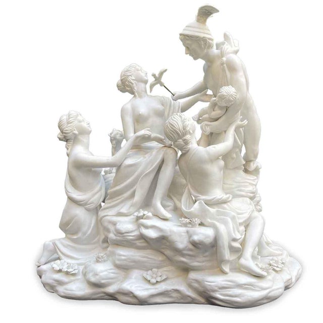 Biscuit Porcelain Centerpiece, Early 1900s For Sale - Image 10 of 10