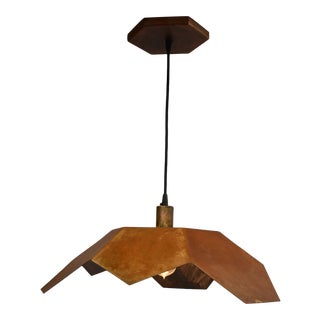 Oblik Studio Inc Light Tan Patina Ceiling Pendant For Sale