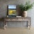 This charming vintage elm wood console is a one-of-a-kind piece with beautiful age and patina that adds character to any...