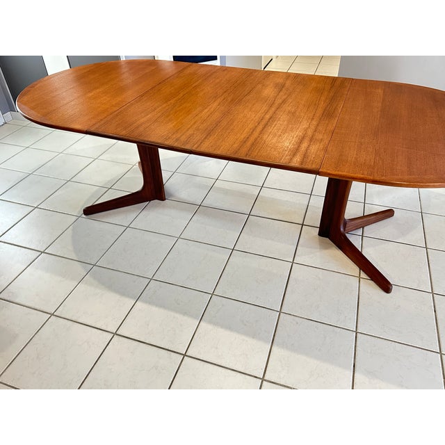 Scandinavian Extendable Dining Table in Teak attributed to Niels Otto (N. O.) Møller for CS Mobelfabrik, Denmark, 1960 For Sale - Image 4 of 18