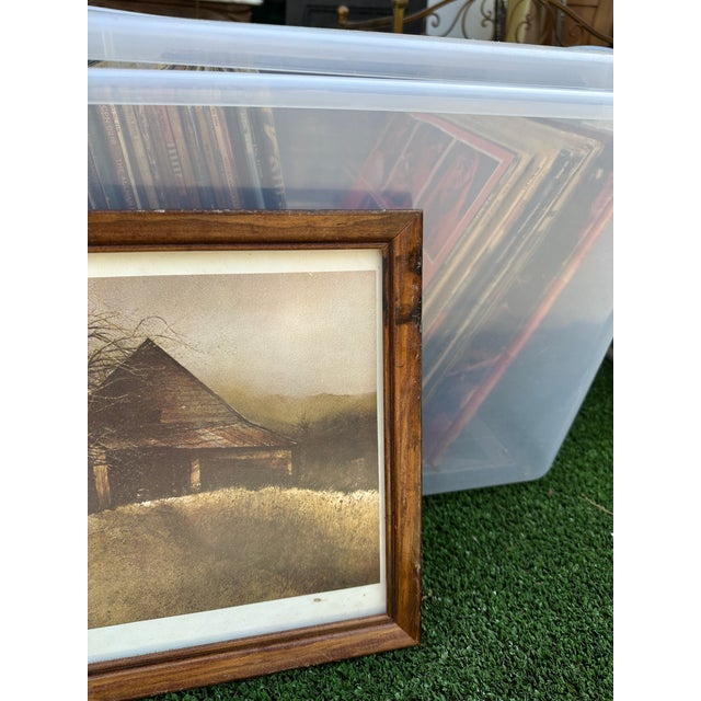 Wood 1970s Framed Print of "Late Afternoon" Reproduction For Sale - Image 7 of 7