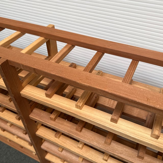 Pine Wood Wine Rack For Sale - Image 12 of 12