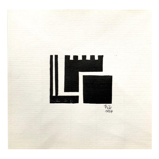 Thilo Maatsch, Untitled, 1924, Woodcut For Sale