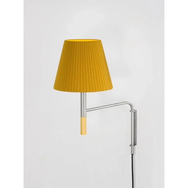 Contemporary Mustard BC1 Wall Lamp by Santa & Cole For Sale - Image 3 of 11