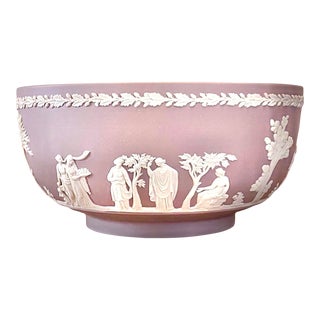 Wedgwood Lilac Jasperware Sacrifice Centerpiece Bowl For Sale
