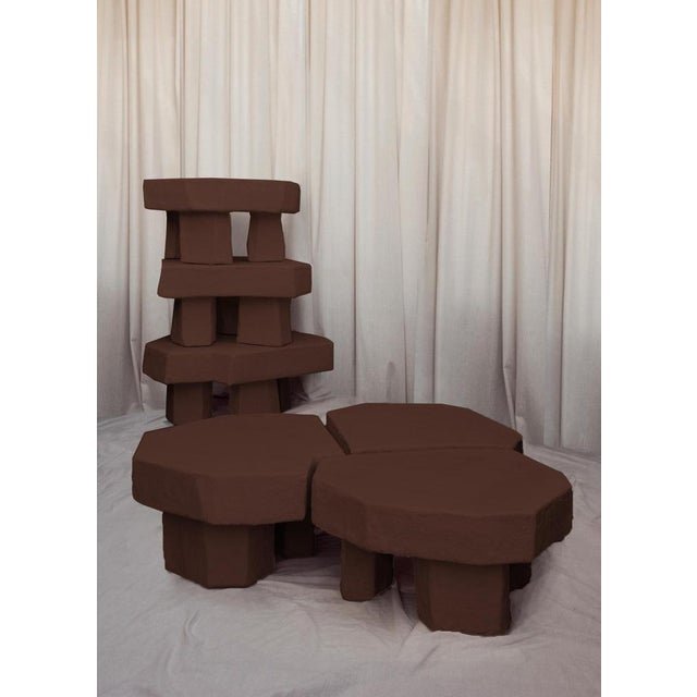 Not Yet Made - Made To Order Ruins Segmented Coffee Tables in Resin by Szymon Keller, Set of 3 For Sale - Image 5 of 8