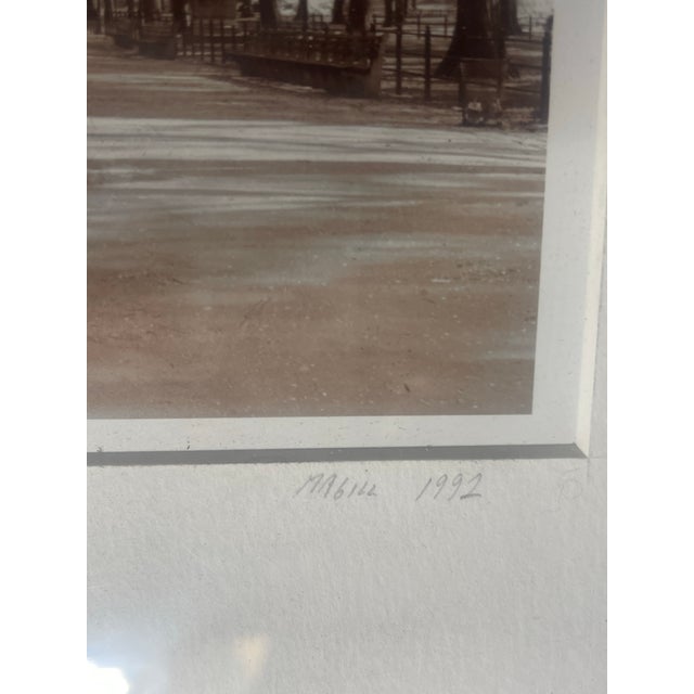 Michael Magill Signed Photograph “Poet’s Walk, Central Park” 1992 For Sale - Image 4 of 4