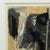 Ivory Vintage Signed Abstract Expressionist Oil Painting on Paper For Sale - Image 8 of 12