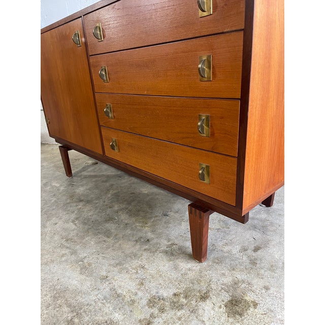 Danish Modern Teak Sideboard by Peter Lovig Nielsen for Dansk Designs. 47w 17.75d 28.25h