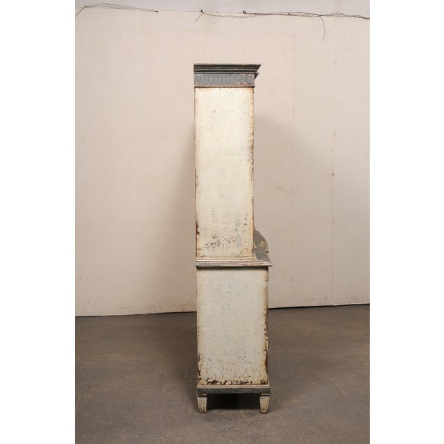 A Tall French Antique Deux Corps Cabinet For Sale - Image 12 of 12