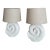 Vintage Spiral Shell Table Lamps, Pair For Sale