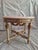 French 1950s Pairs of French Neoclassical Gilt Wood and Marbel Top Side Table 25'' Round For Sale - Image 3 of 11