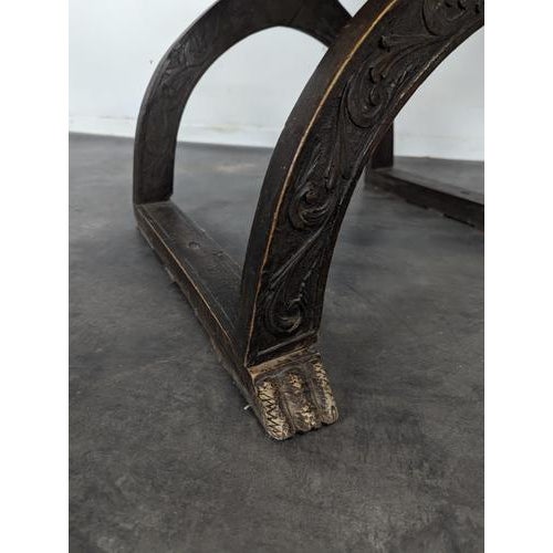 Italian Baroque Curule Chairs, Set of 2 For Sale - Image 5 of 10