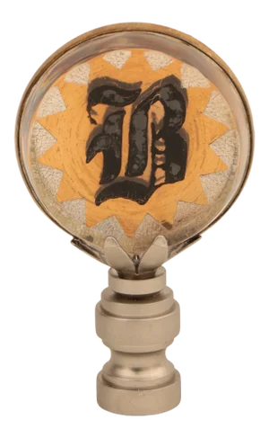 B Monogram Lamp Finial