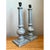 Vintage Distressed Wood Table Lamps - Pair For Sale In West Palm - Image 6 of 12