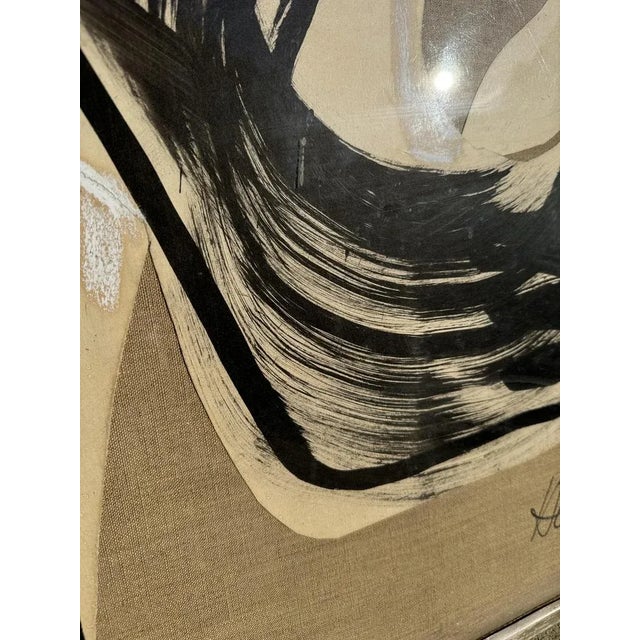 Henri Ren, Expressionist Portrait, 1987, Oil For Sale - Image 9 of 10