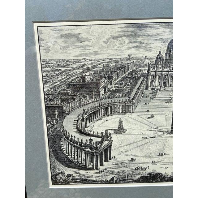 Neoclassical Mid 20th Century Campus Martius Etching After Giovanni Battista Piranesi For Sale - Image 3 of 6