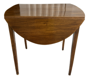 English Mahogany Drop Leaf Table, 19th Century