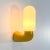 White Yellow Wall Lamp in Glass & Plastic from Dietsche, Germany, 1980s For Sale - Image 8 of 8