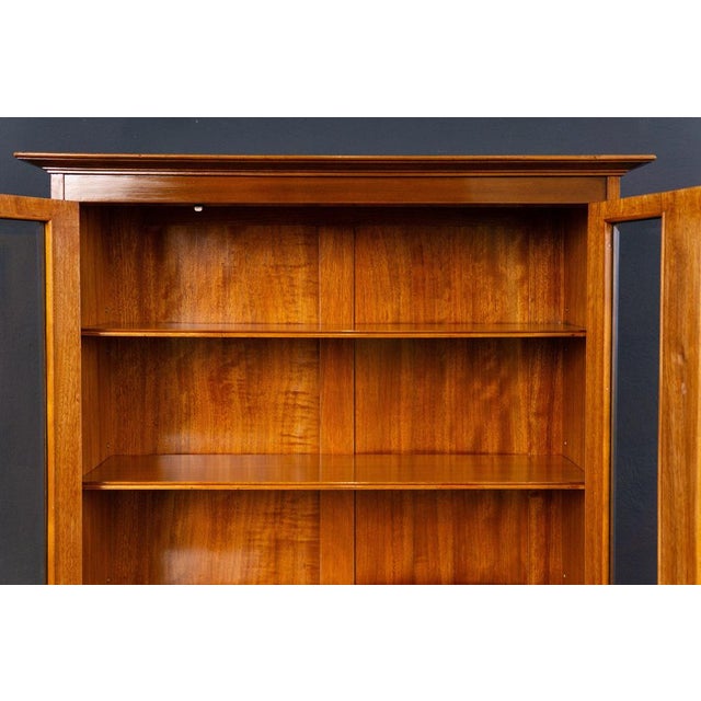 Brown Vintage Brown Display Cabinet For Sale - Image 8 of 15