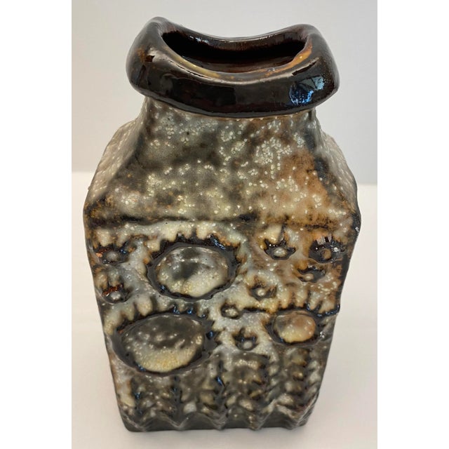 Ceramic Carstens Tonnieshof MCM West Germany Flower Vase For Sale - Image 7 of 10