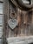 "The heart-shaped leather tack decoration hanging from the collar front is original harness hardware — not an addition. It...