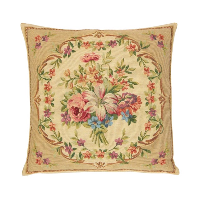 This beautiful tapestry cushion is finely woven by skilled weavers on traditional Jacquard Tapestry looms. The tapestry...