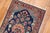 Early 20th Century Navy Persian Kashan Mat rug no. j1995 For Sale - Image 5 of 9