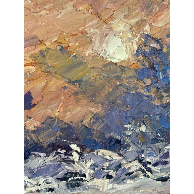 Oil Painting Frosty Morning Serdyuk Boris Petrovich For Sale - Image 4 of 11