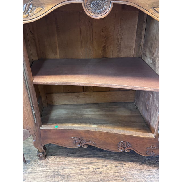 Impressive early-20th-century French Provincial buffet or enfilade crafted in richly toned walnut. Inspired by the...