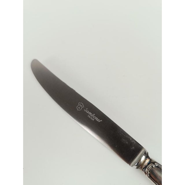 1960s Vintage Italian Silver-Plated Cutlery Set Mod Baroque from Sambonet, 1960s, Set of 36 For Sale - Image 5 of 18