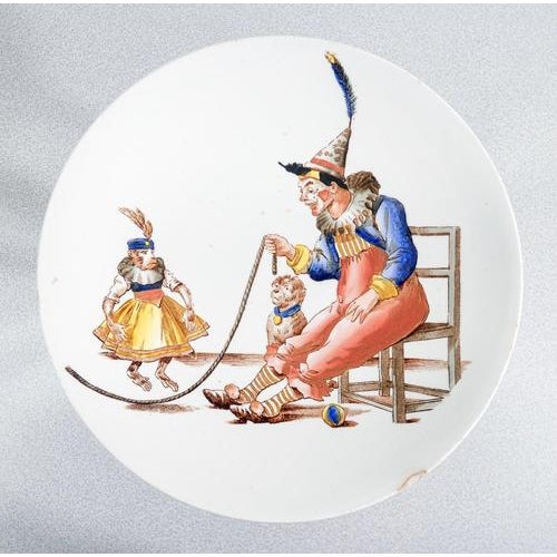 Pagliacci Plates from S. C. Richard, 1890s, Set of 5 For Sale - Image 16 of 18