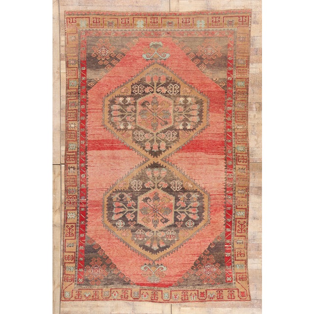 Vintage Turkish Kars Rug, 06'09 X 10'08 For Sale - Image 10 of 10