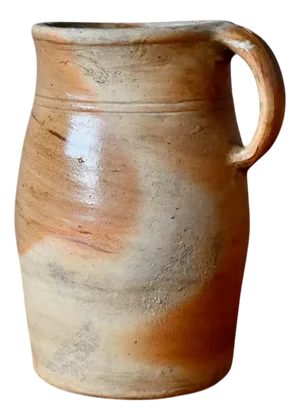 Vintage French Stoneware Pitcher, 1960s