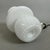 Vintage Murano Glass Table Lamp in Glossy White, 1970s For Sale - Image 6 of 11