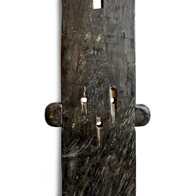 Mid 20th Century Vintage Tribal African Bobo Burkina Faso Colorful Mask For Sale - Image 5 of 7