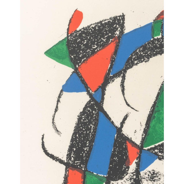 Joan Miró Joan Miro "Lithograph I" Lithograph, 1975 For Sale - Image 4 of 9