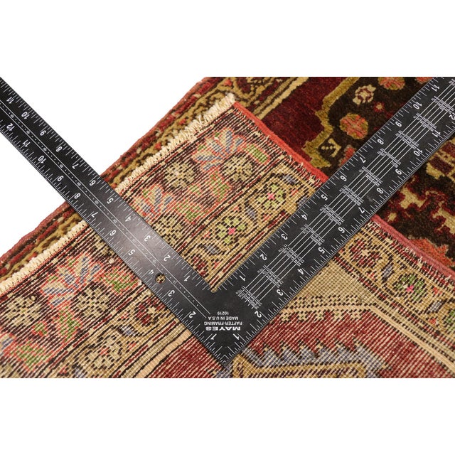 Mid 20th Century Vintage Turkish Yastik Rug - 01'06 X 03'03 For Sale - Image 5 of 8